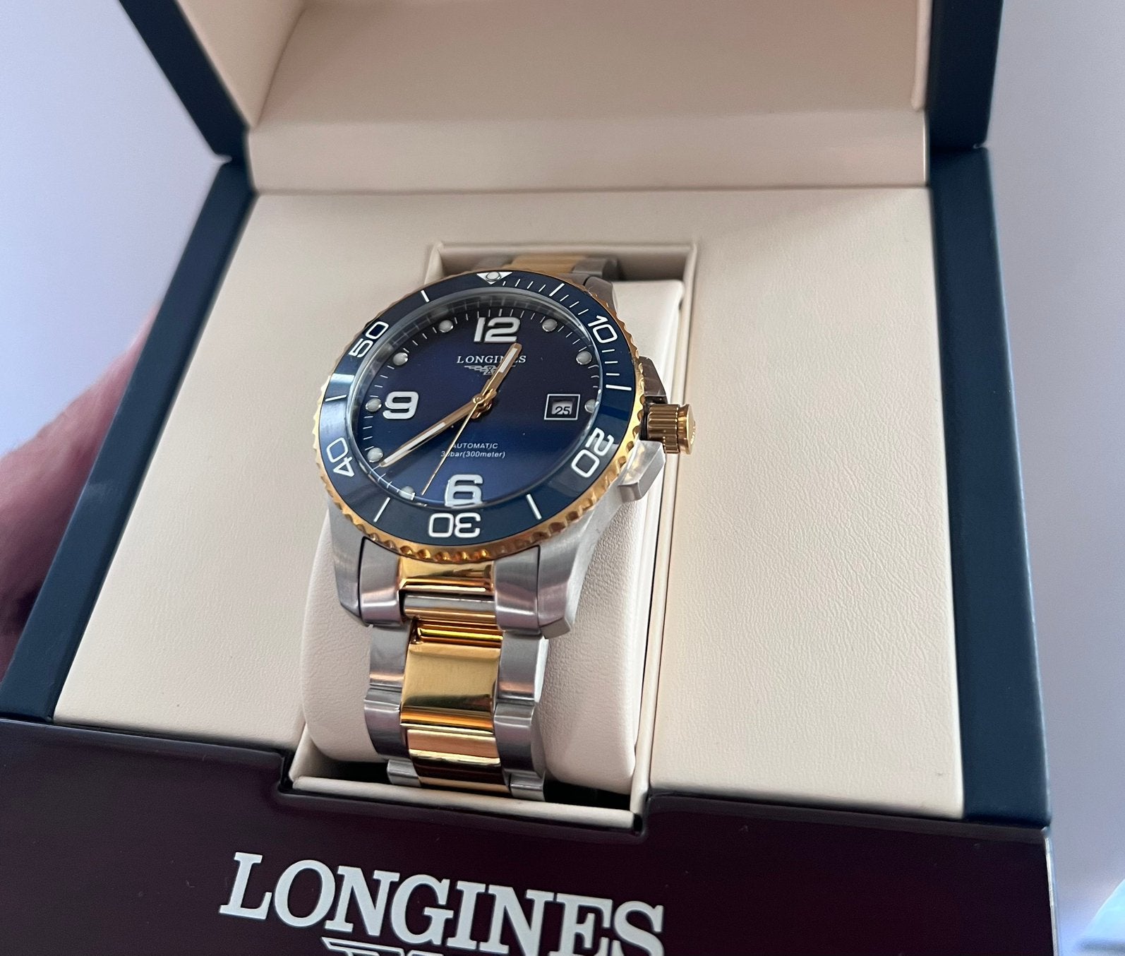 Longines automatique, Enlèvement ou Envoi, Comme neuf