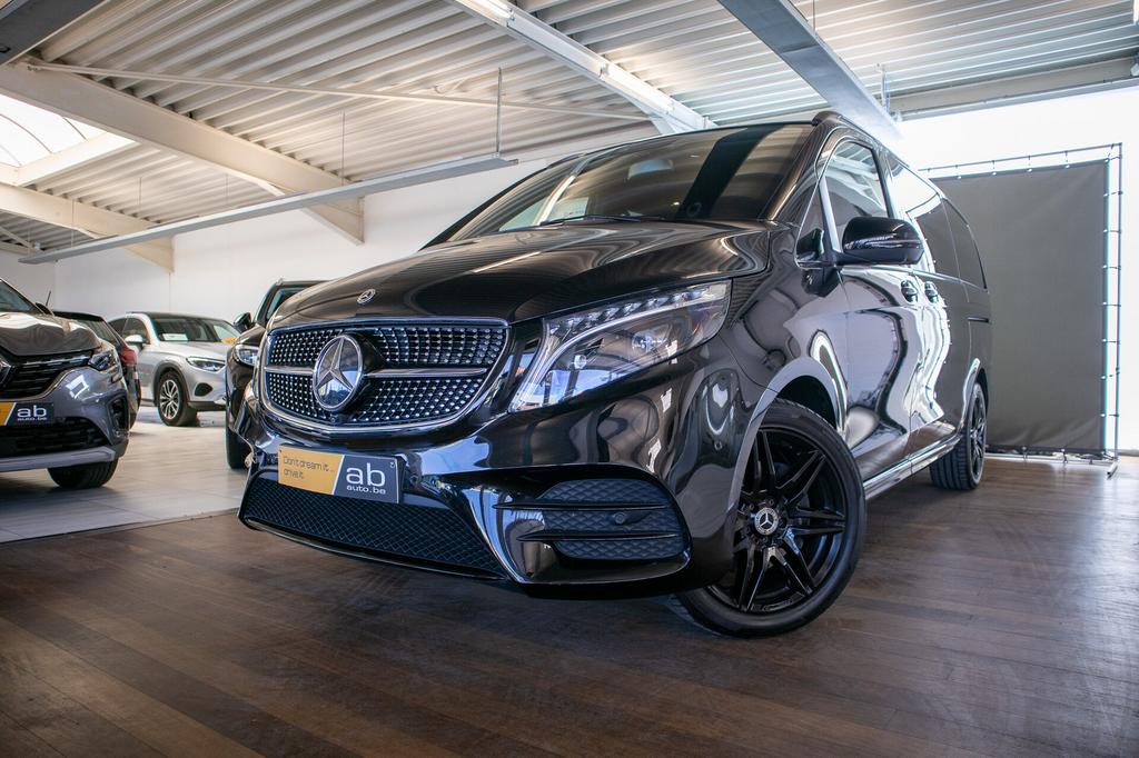 Mercedes-Benz V 250 V250d AMG Line | Frigo | 360° Camera, 0 kg, Zwart, 5 deurs, Lederen bekleding