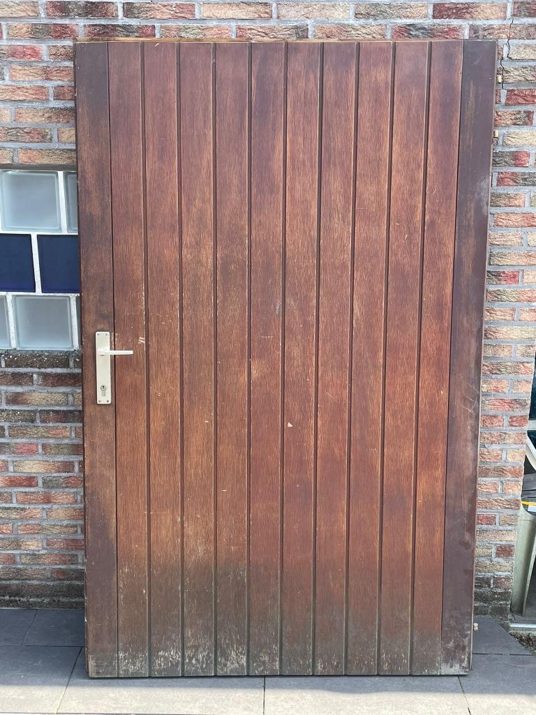 deur, Doe-het-zelf en Bouw, Deuren en Vliegenramen, Ophalen, Gebruikt, 120 cm of meer, Minder dan 200 cm