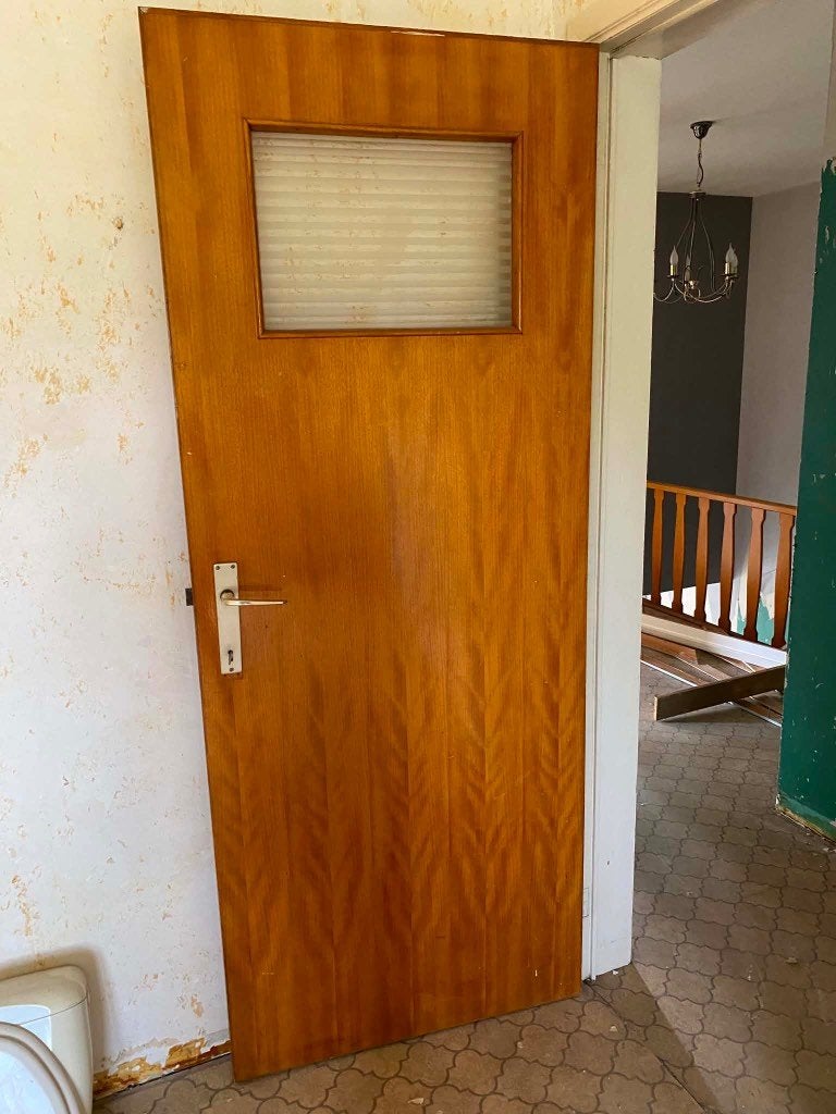Houten binnendeuren, Ophalen, Gebruikt, 80 tot 100 cm, Binnendeur