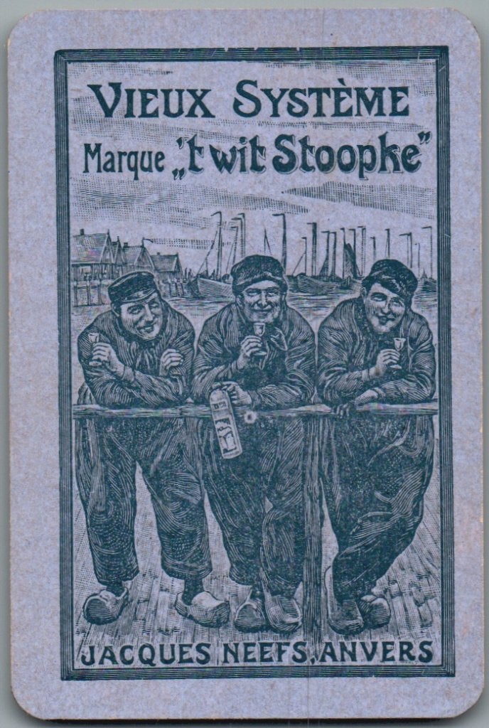 speelkaart - LK15985 - 't Wit Stoopke, Verzamelen, Ophalen of Verzenden, Zo goed als nieuw, Speelkaart(en)