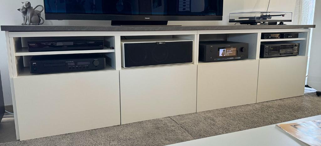[VDS] Ensemble IKEA BESTA complet – 240x40x64cm, Huis en Inrichting, Kasten |Televisiemeubels, Ophalen, Gebruikt, 200 cm of meer