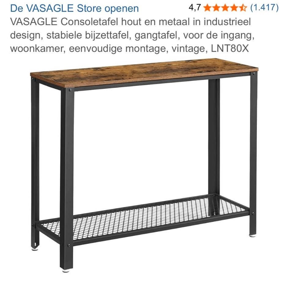 Muurtafel , volledig nieuw in doos , foto internet, Ophalen, Nieuw