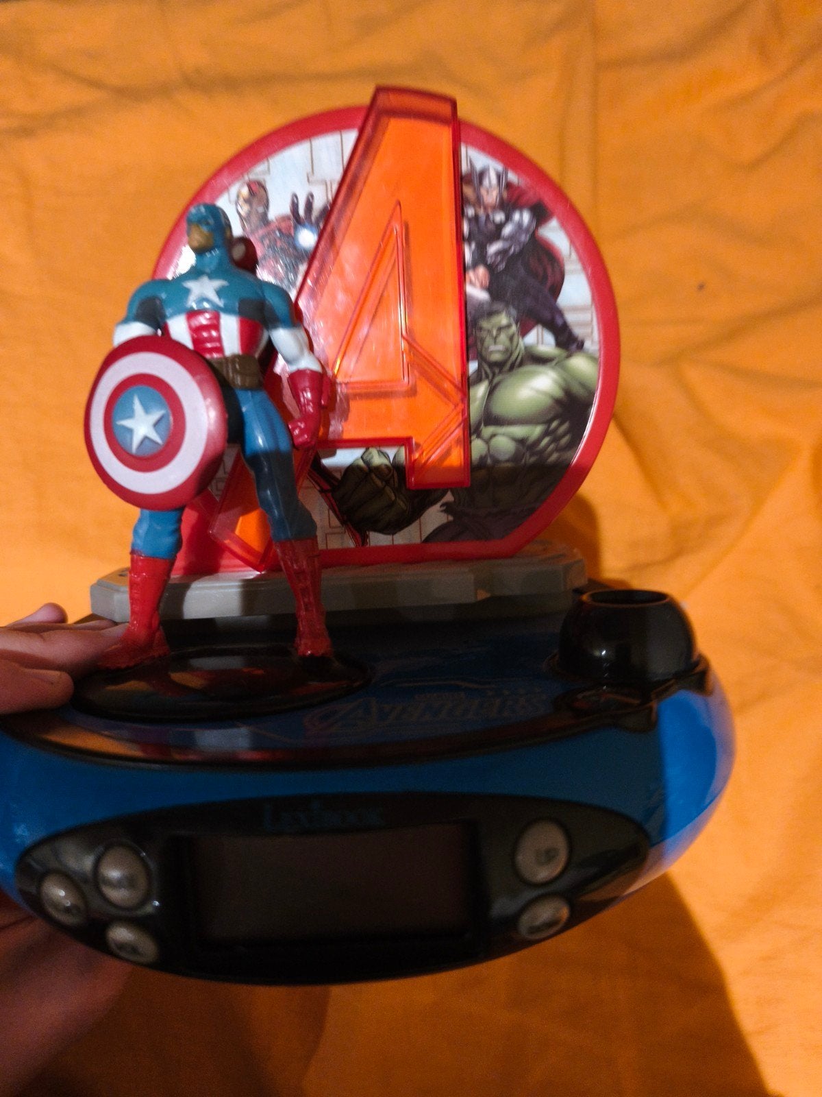 réveil matin Avengers Captain America Thor Hulk Iron Man, Elektronische apparatuur, Wekkers, Ophalen of Verzenden, Gebruikt
