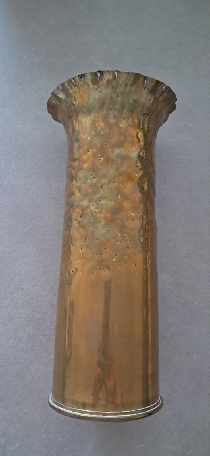 Koperen kogelhuls (vaas), Antiek en Kunst, Ophalen