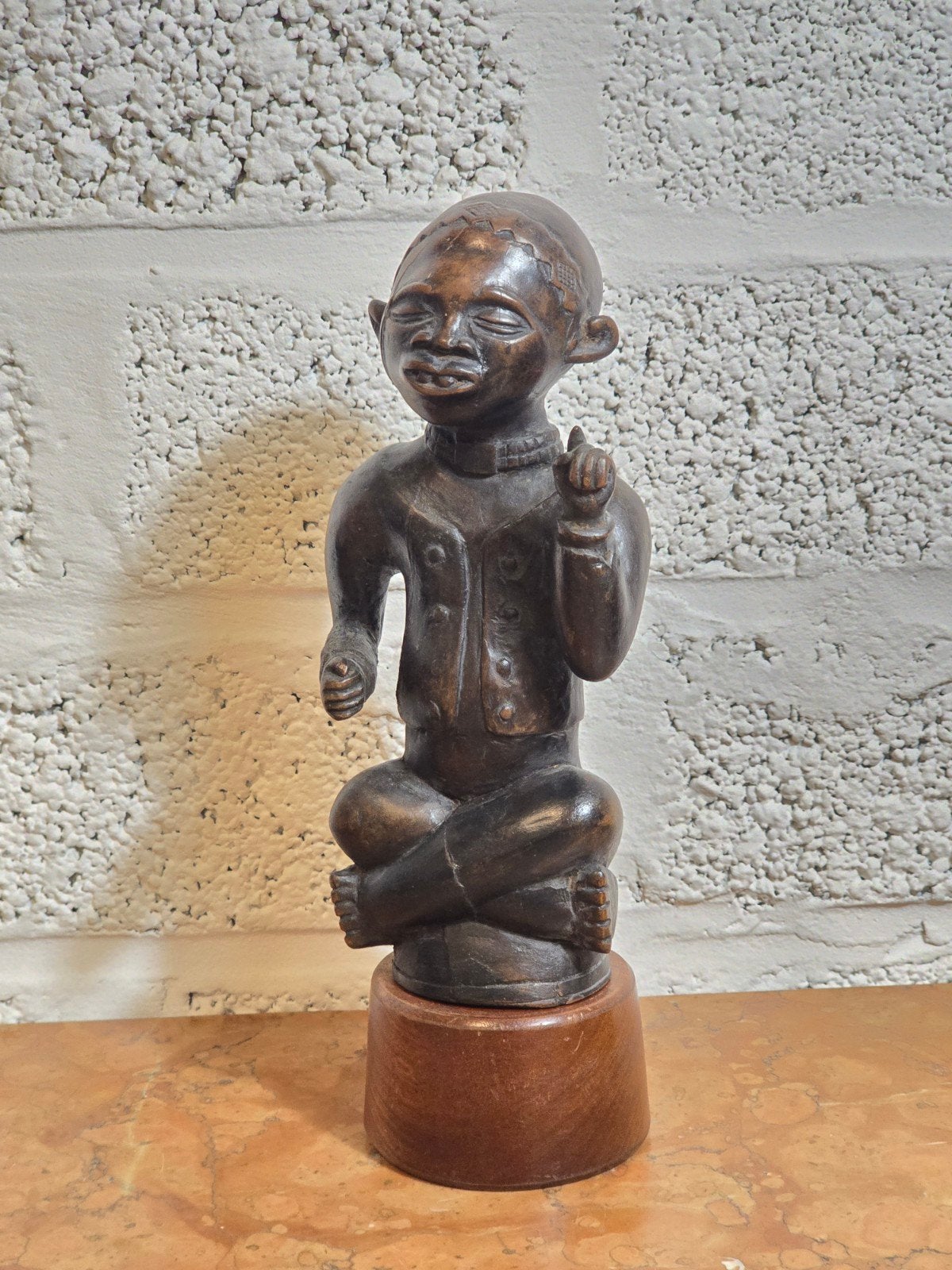 figurine africaine antique, Bois, Enlèvement ou Envoi, Religion, Statue