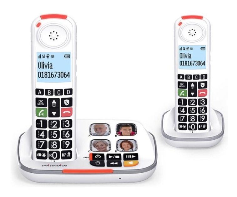 Swissvoice X2355 draadloze huistelefoon en extra handset, Télécoms, Téléphones fixes | Combinés & sans fil, Enlèvement, Comme neuf