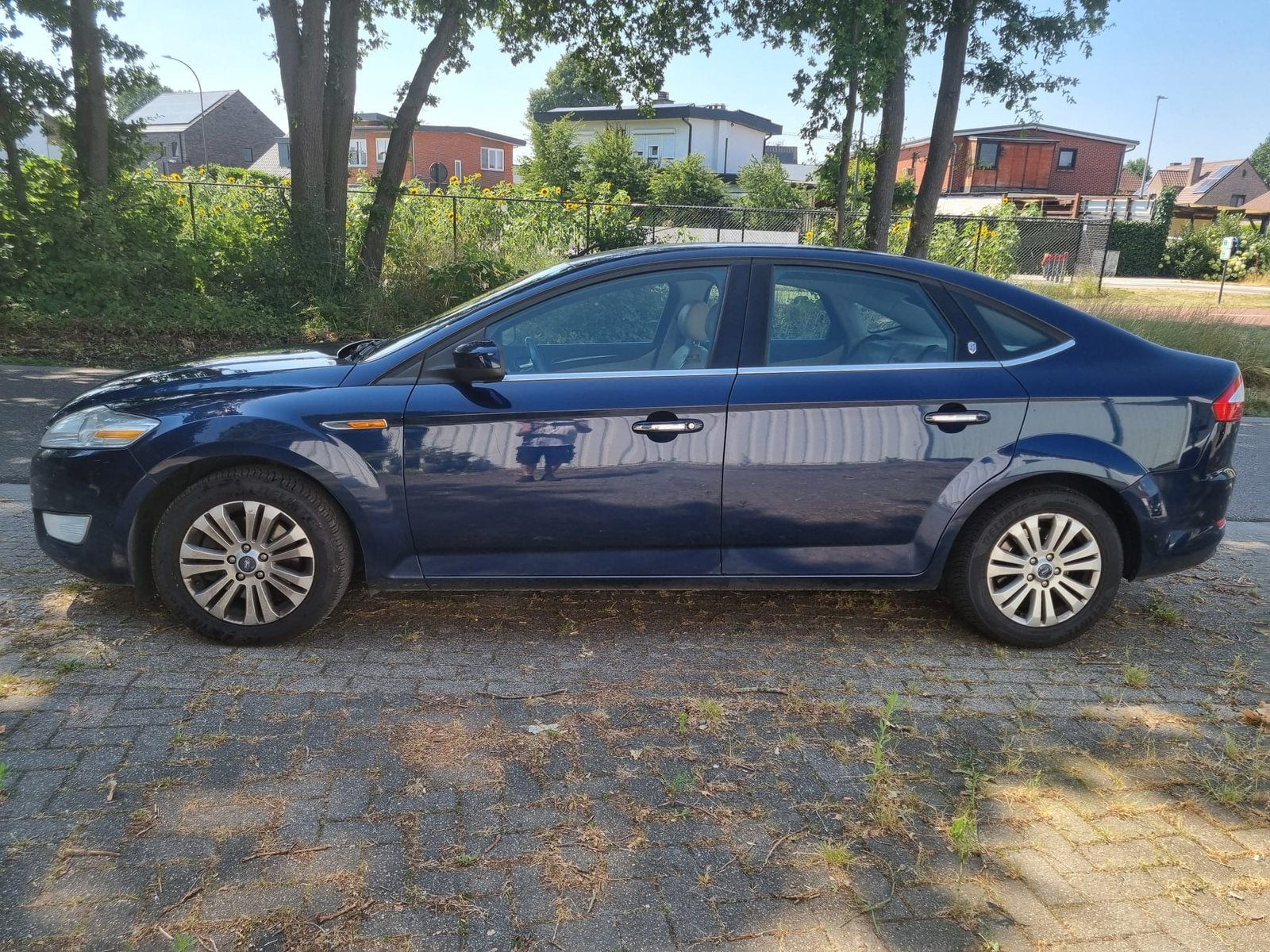 Ford Mondeo 2.0TDCi Automaat Gekeurd, Auto's, 4 cilinders, Mondeo, Blauw, Leder
