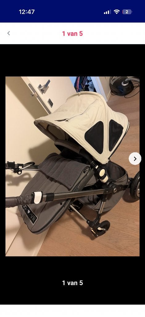 Buggy Bugaboo, Kinderen en Baby's, Ophalen, Gebruikt, Overige merken, Regenhoes