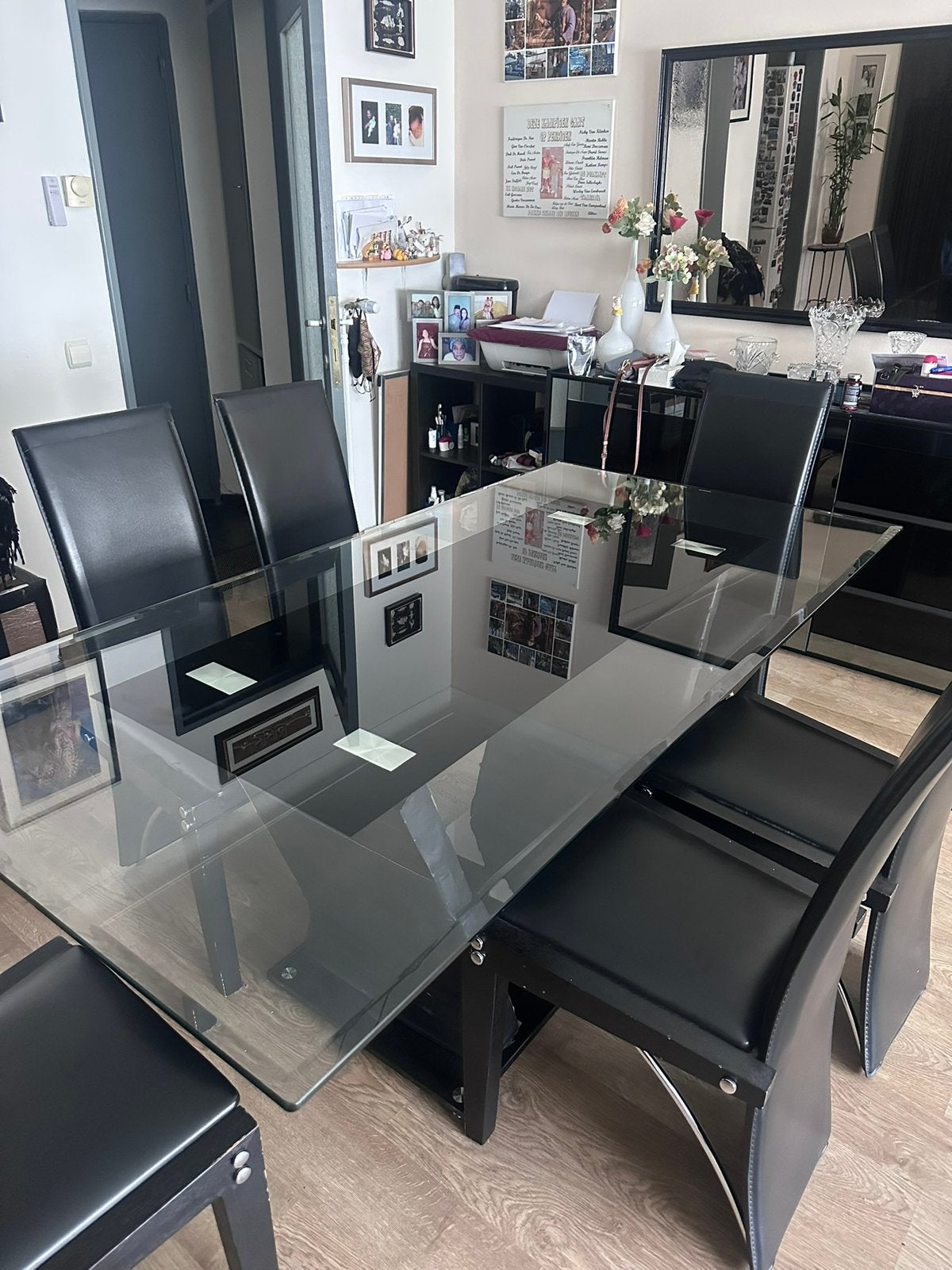 Eettafel met 6 stoelen – ideaal voor starters, Huis en Inrichting, Stoelen, Ophalen