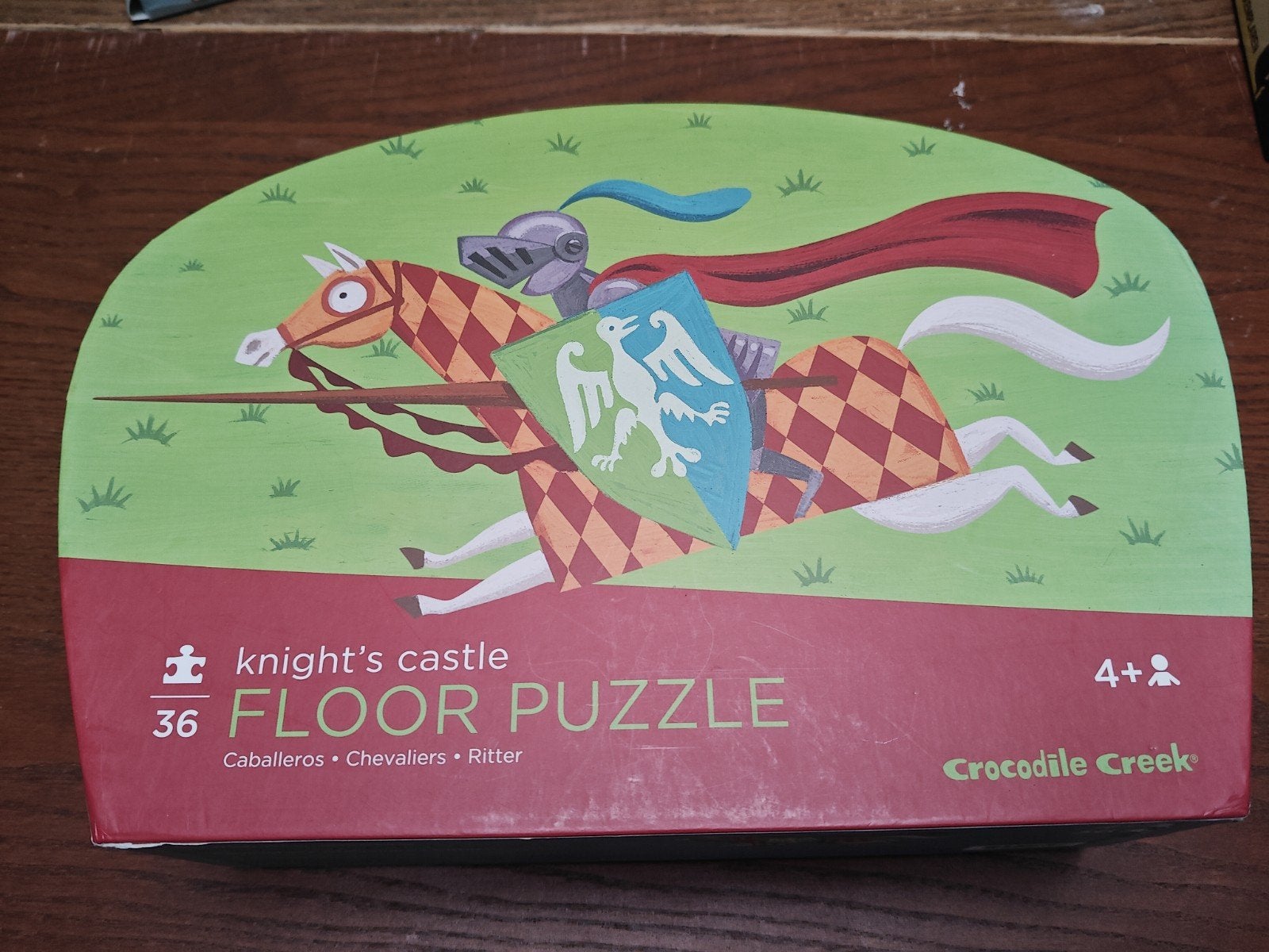 Puzzel Knight's Castle , Crocodile Creek, Kinderen en Baby's, Speelgoed | Kinderpuzzels, Ophalen, 10 tot 50 stukjes, Zo goed als nieuw