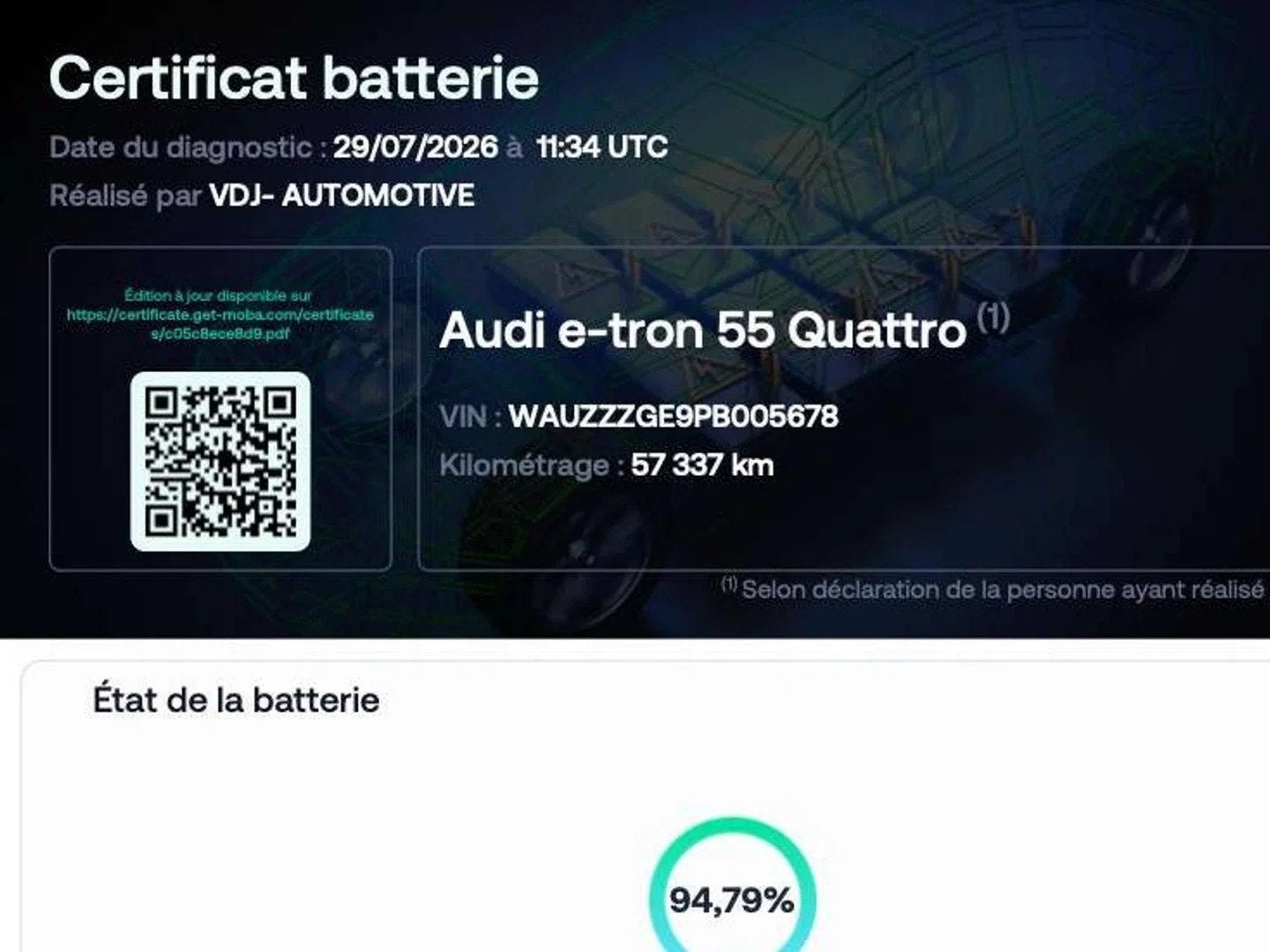 Audi e-tron 95 kWh 55 QUATTRO|2X S-LINE|KEYLESS|SFEERVERL.|Z, Auto's, Gebruikt, Zwart, 408 pk, Leder