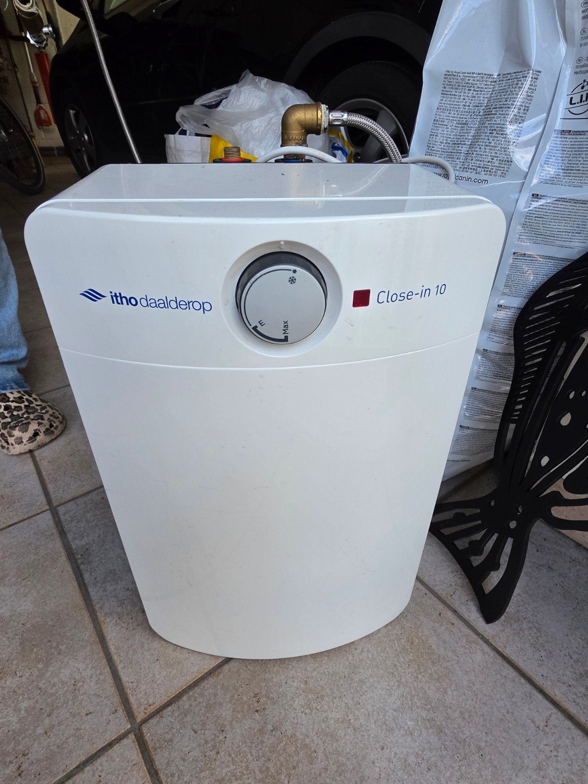 warmwaterketel zo goed als nieuw, Doe-het-zelf en Bouw, Ophalen, Boiler
