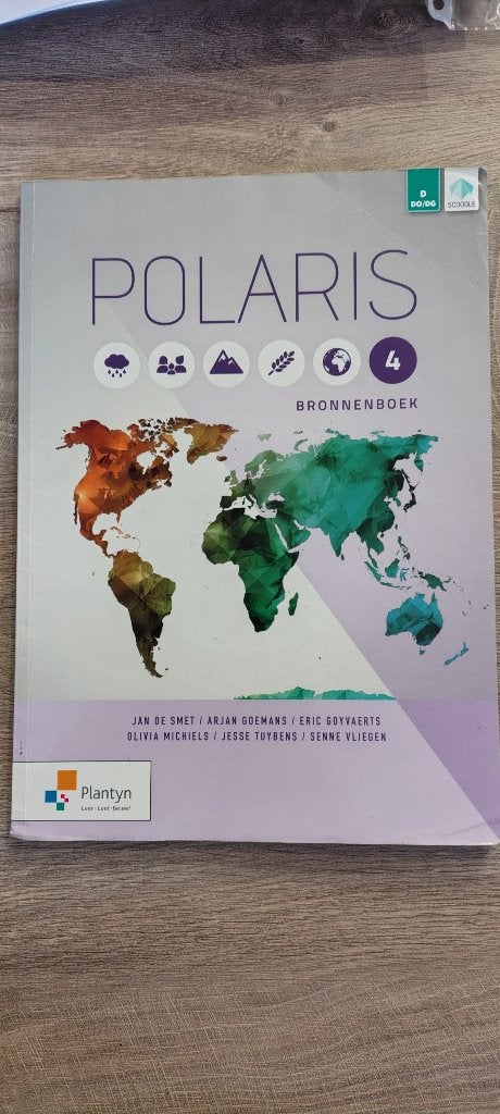 Polaris 4 Bronnenboek, Boeken, Schoolboeken, Ophalen, ASO, Plantyn, Aardrijkskunde