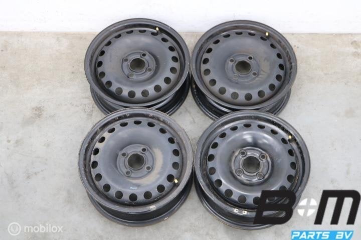 Org 14 inch stalen velgen VW Up / Mii / Citigo 1S0601027G, Auto-onderdelen, 14 inch, Gebruikt, Velg(en), Personenwagen