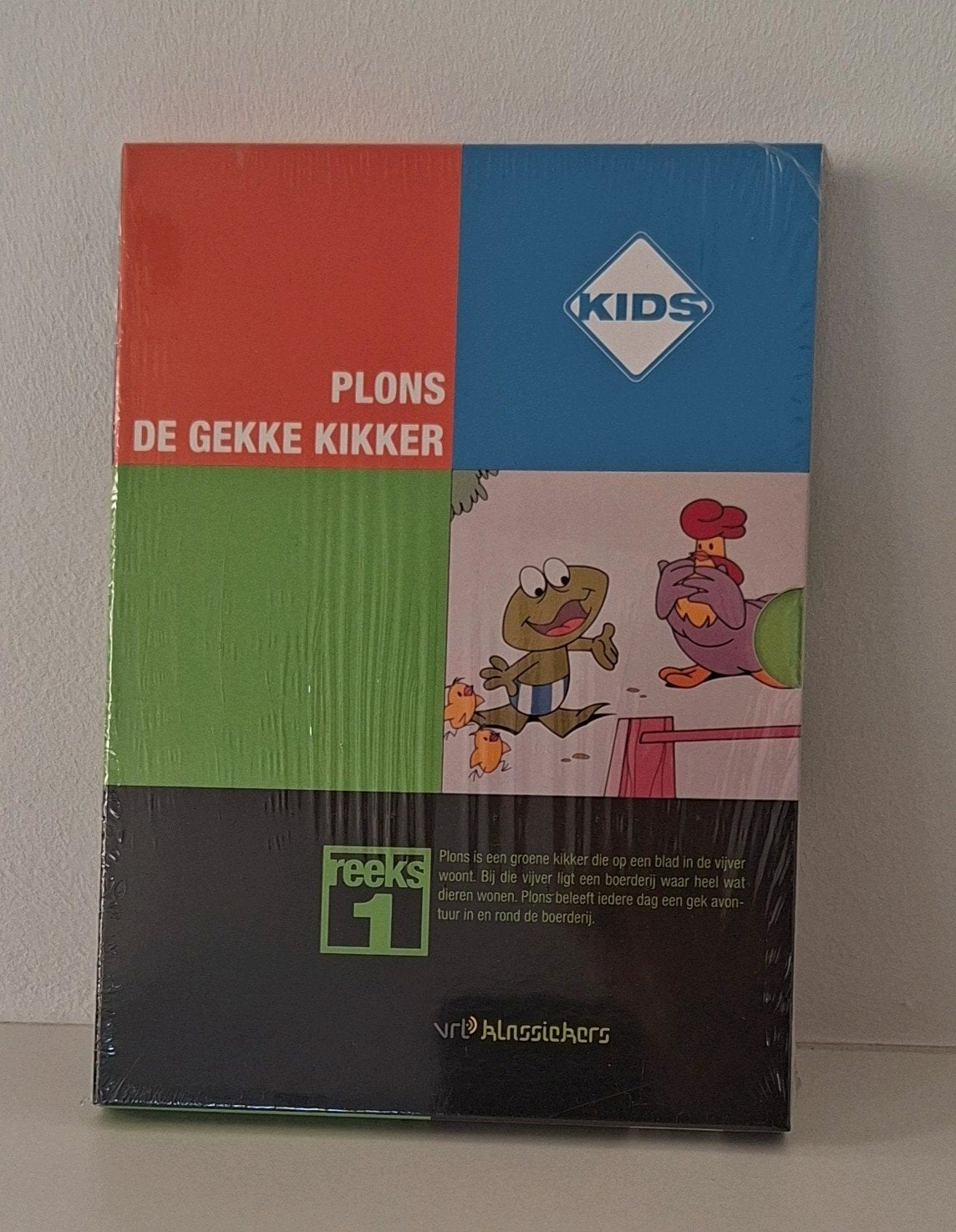 DVD-BOX VRT klassiekers Plons de gekke kikker reeks 1, Alle leeftijden, Verzenden, Nieuw in verpakking, Nederlands