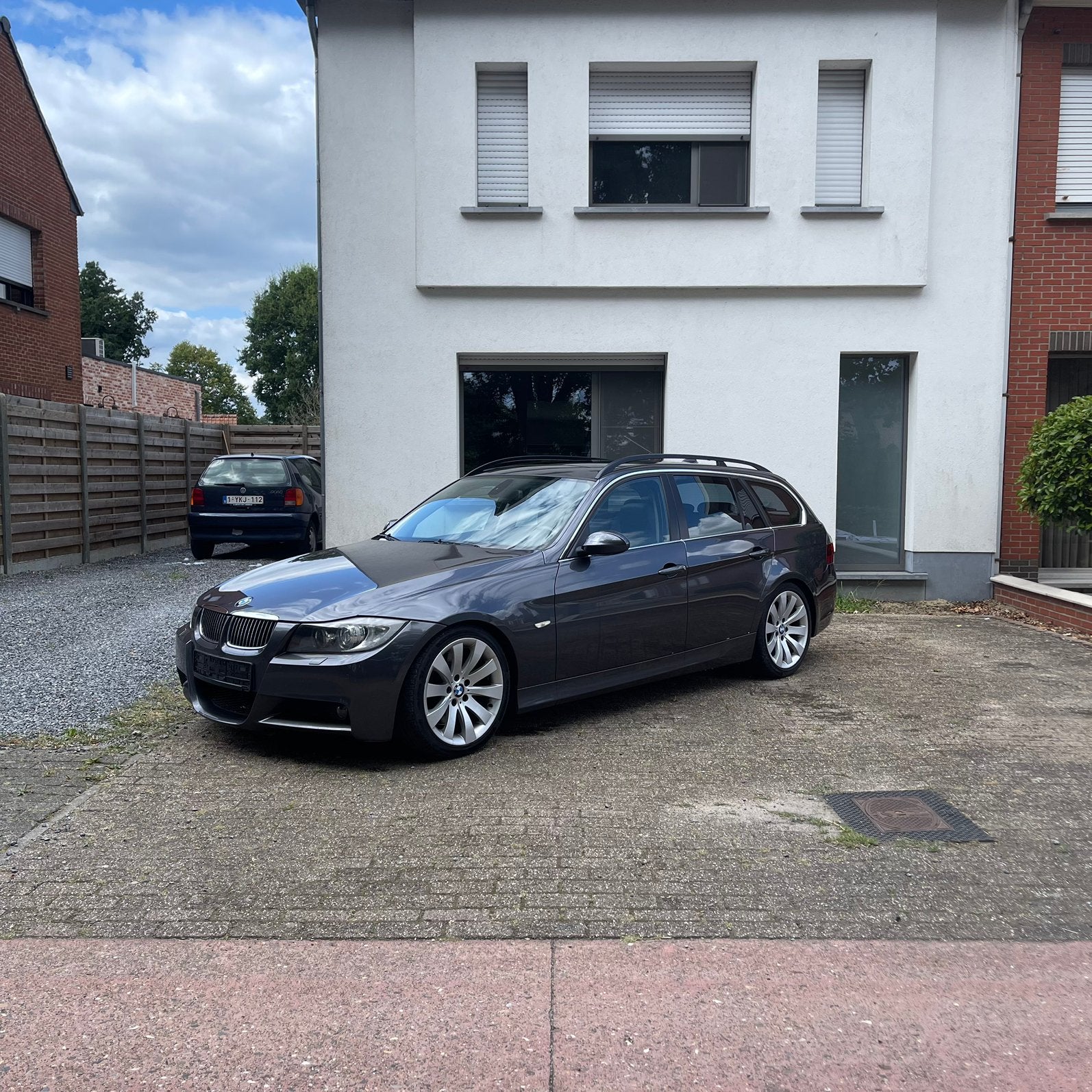 BMW e91 330d M57, Auto's, Automaat, 4 deurs, Achterwielaandrijving, Zwart