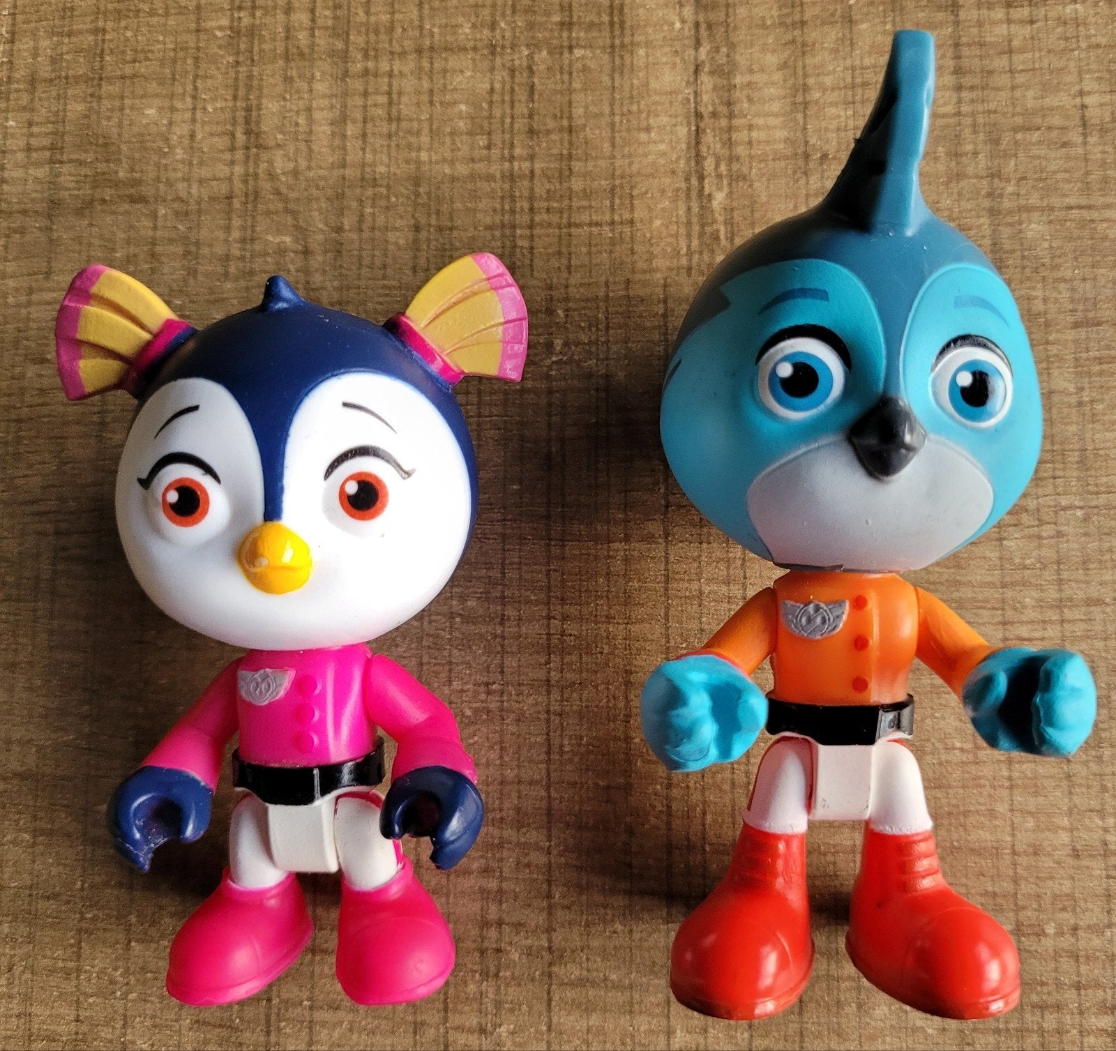 Tekenfilmserie Top Wing: 2 speelfiguren, Ophalen of Verzenden, Zo goed als nieuw