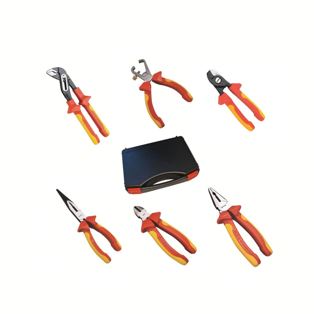 Lot de 6 pinces VDE Germat - Cut - Com, Enlèvement ou Envoi, Neuf