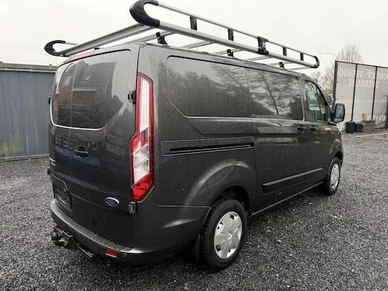 Ford Transit Custom, 2021, 93.000km, Ac, Dakdrager, Camera +, Achat, Entreprise, Carnet d'entretien, Diesel
