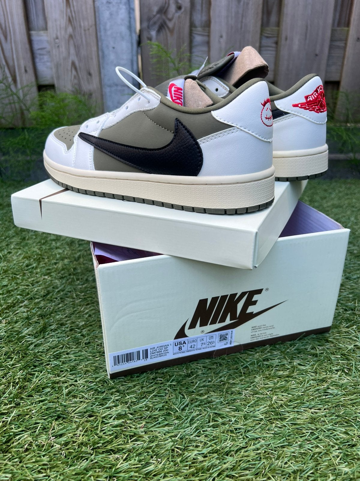 Jordan 1 Retro Low OG SP Travis Scott « Medium Olive », Envoi, Neuf, Autres couleurs