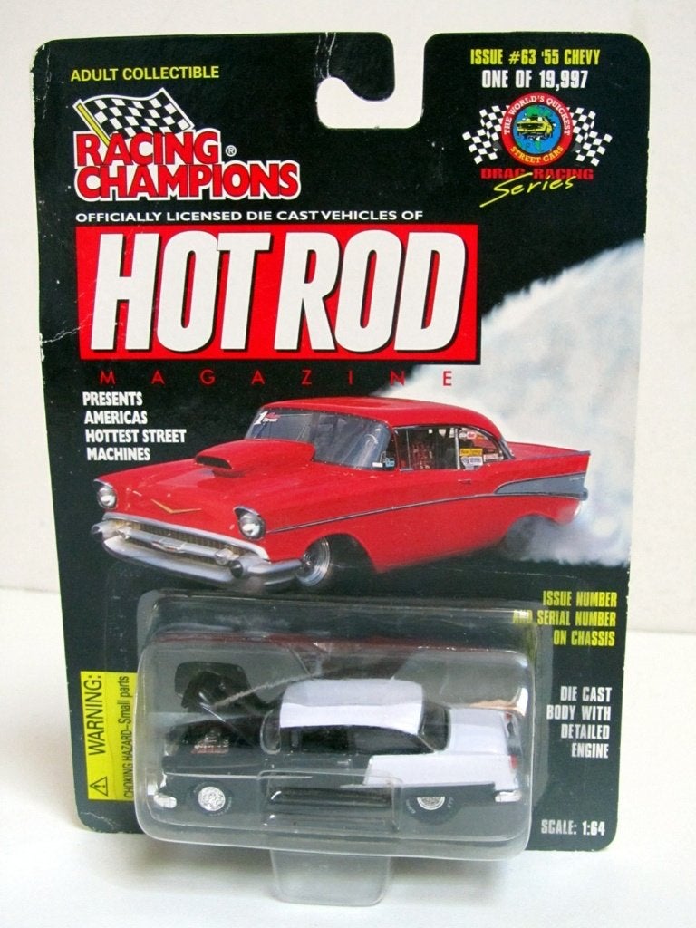 '55 Chevy Hot Rod Magazine Drag Racing Series Issue #63 1997, Hobby & Loisirs créatifs, Enlèvement ou Envoi, Comme neuf, Voiture