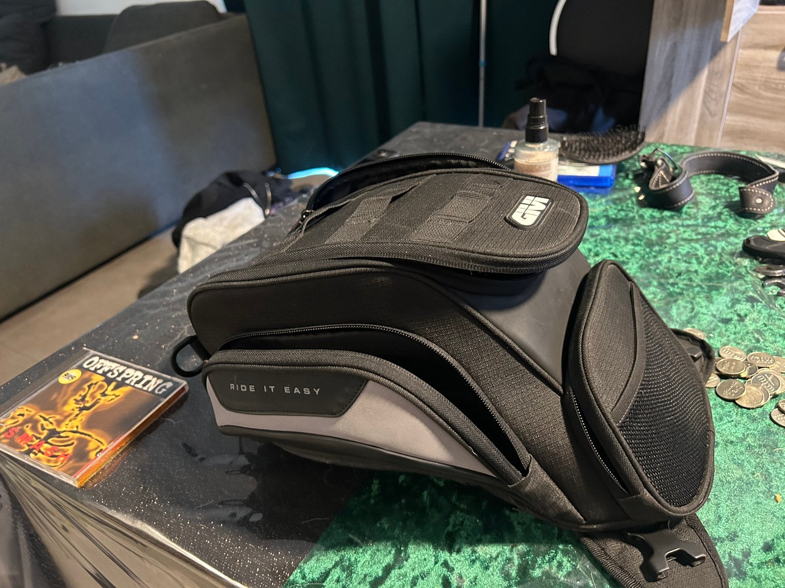 Givi magnetic tankbagg, Motoren, Accessoires | Koffers en Tassen, Ophalen of Verzenden, Zo goed als nieuw