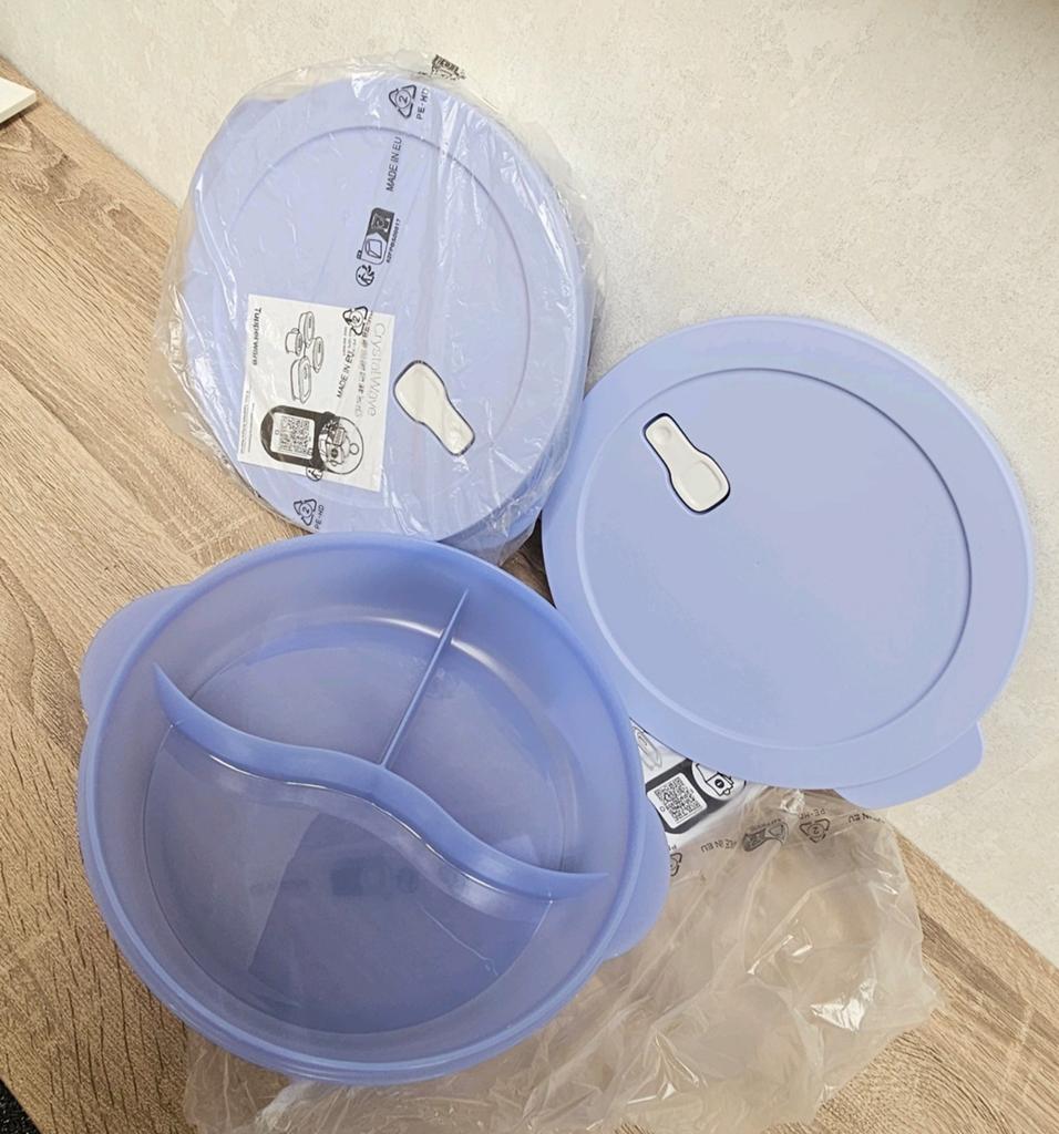 2 assiettes Crystalwave Tupperware, Maison & Meubles, Cuisine| Tupperware, Enlèvement ou Envoi, Neuf
