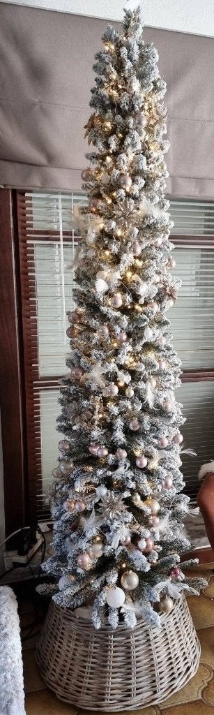 Everlands Pencil Pine Snowy kunstkerstboom, Envoi, Utilisé