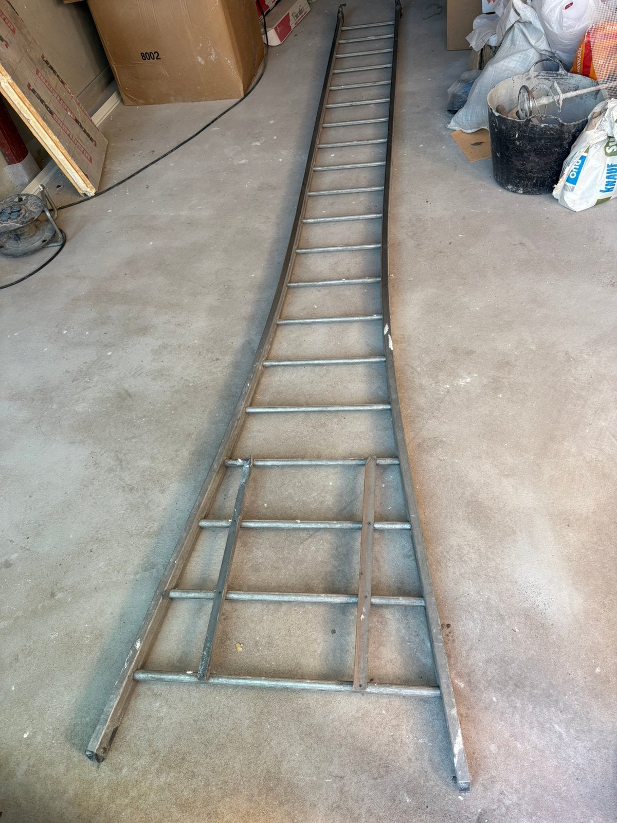 Ladder aluminium 4,40m, Enlèvement, Utilisé, Échelle, 4 mètres ou plus