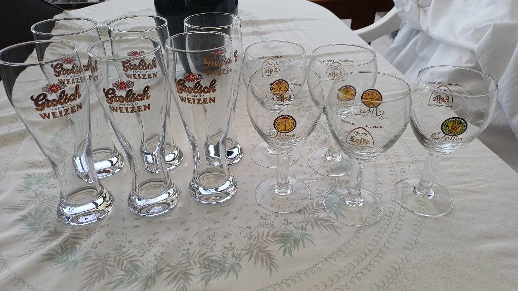 Bierglazen, Ophalen, Gebruikt, Bierglas