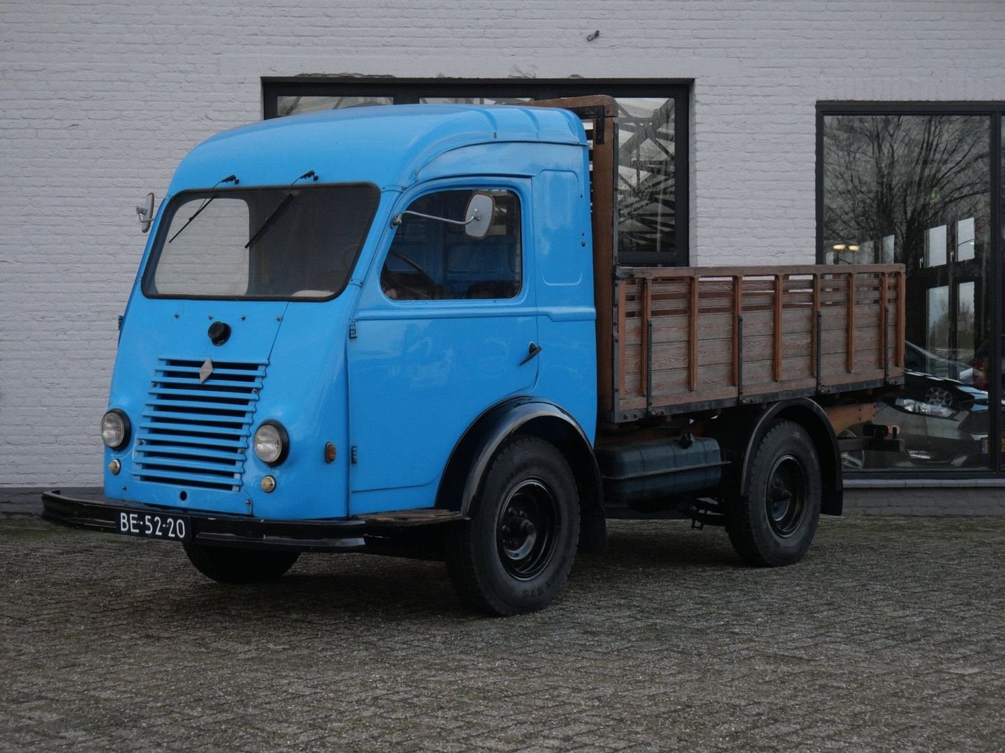 Renault R2066 Goelette Open laadbak Zeer Mooi, Auto's, Bedrijf, Handgeschakeld, Renault, Blauw