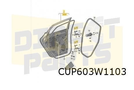 Cupra Leon (2/21-) Achterportier Links Origineel! 5FA833051C, Neuf, -, -, Porte