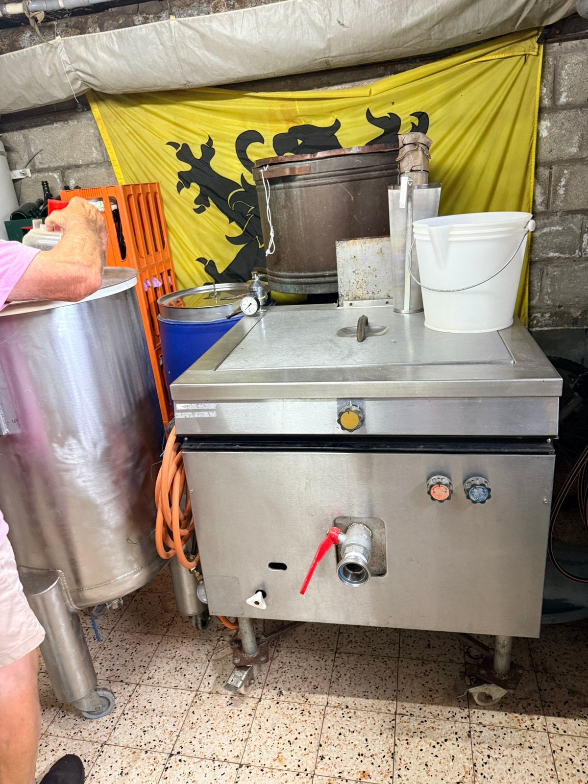 Thuisbrouwerij, Ophalen, Gebruikt