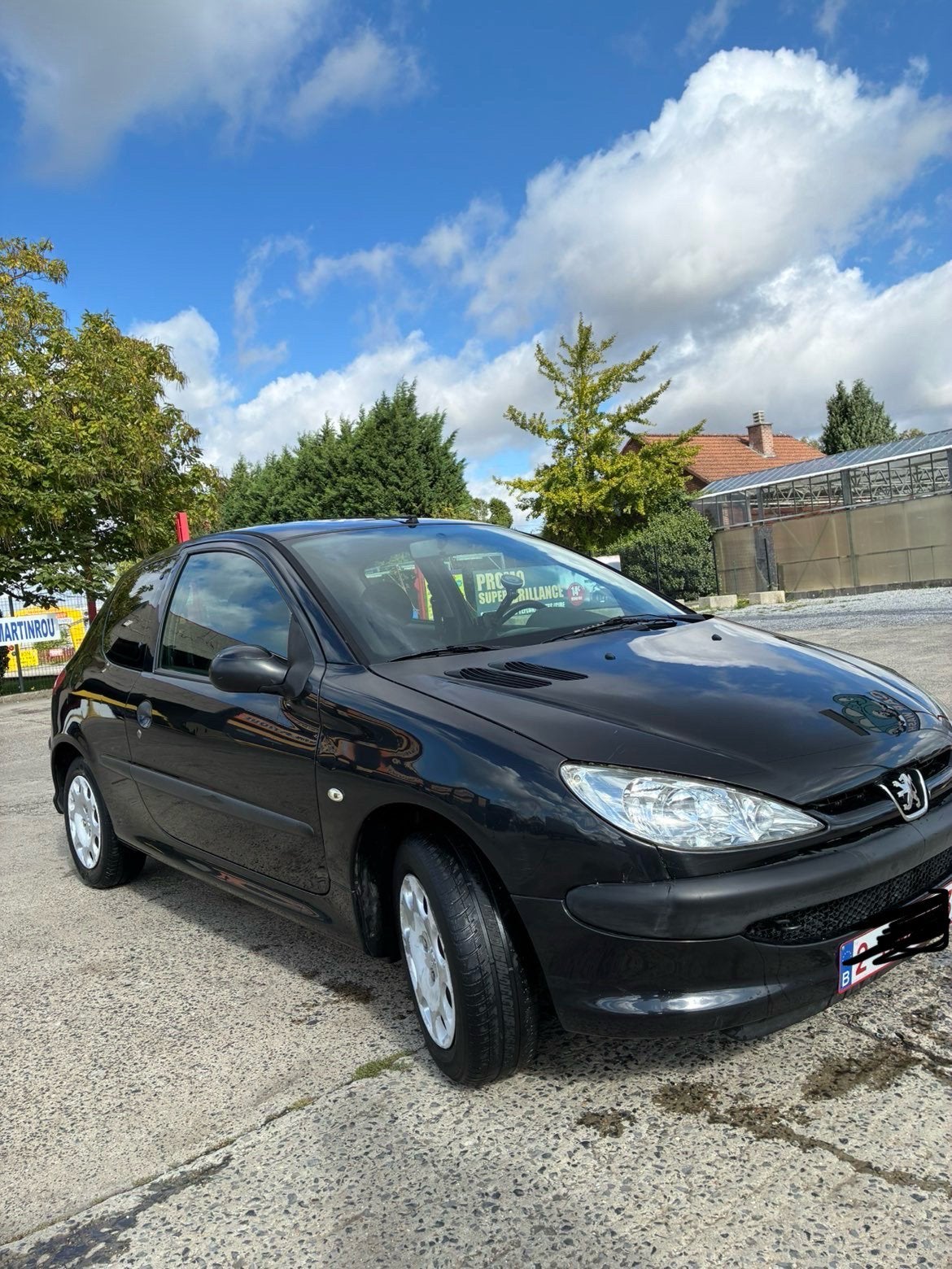 Peugeot 206 a vendre, Achat, Noir, Particulier, 3 portes