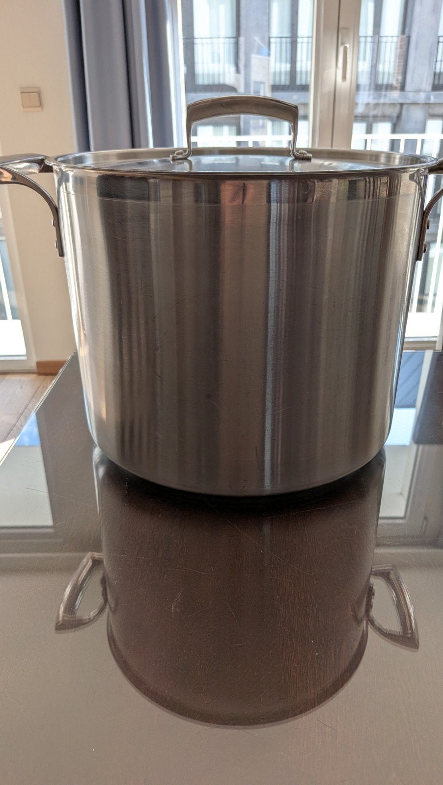 MARMITE PROFESSIONNELLE THERMALLOY BROWNE 20 L AVEC COUVERCL, Enlèvement, Inox