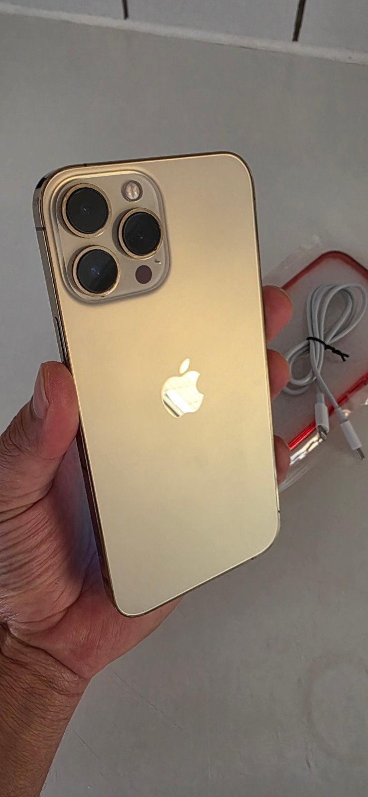 iphone 13 pro max Gold 128Gb, Telecommunicatie, Mobiele telefoons | Apple iPhone, 128 GB, Ophalen of Verzenden, 96 %, Goud