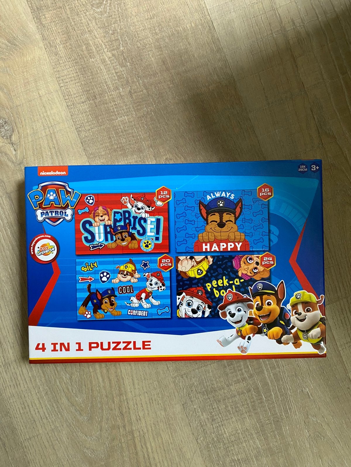 Paw patrol puzzel (4 in 1), Enlèvement, Comme neuf