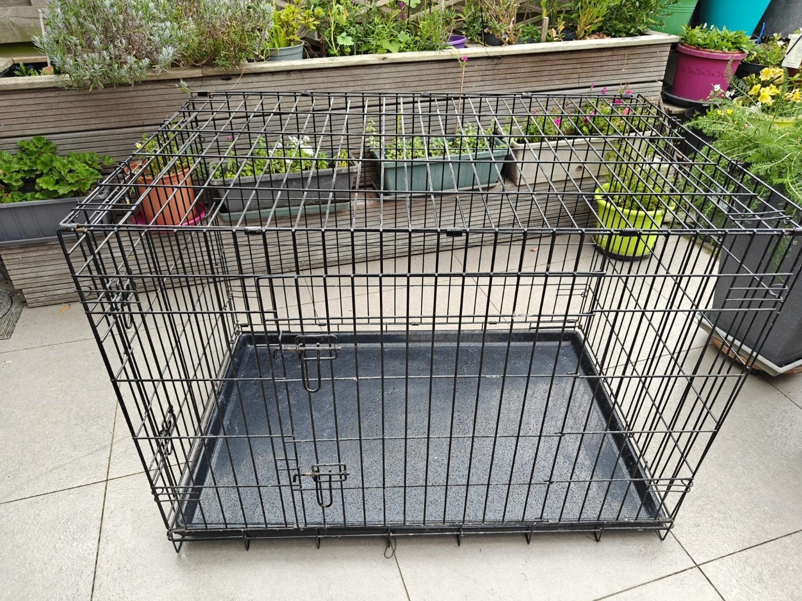 bench voor huisdieren, Animaux & Accessoires, Comme neuf, Enlèvement, Chenil chien, 75 à 110 cm