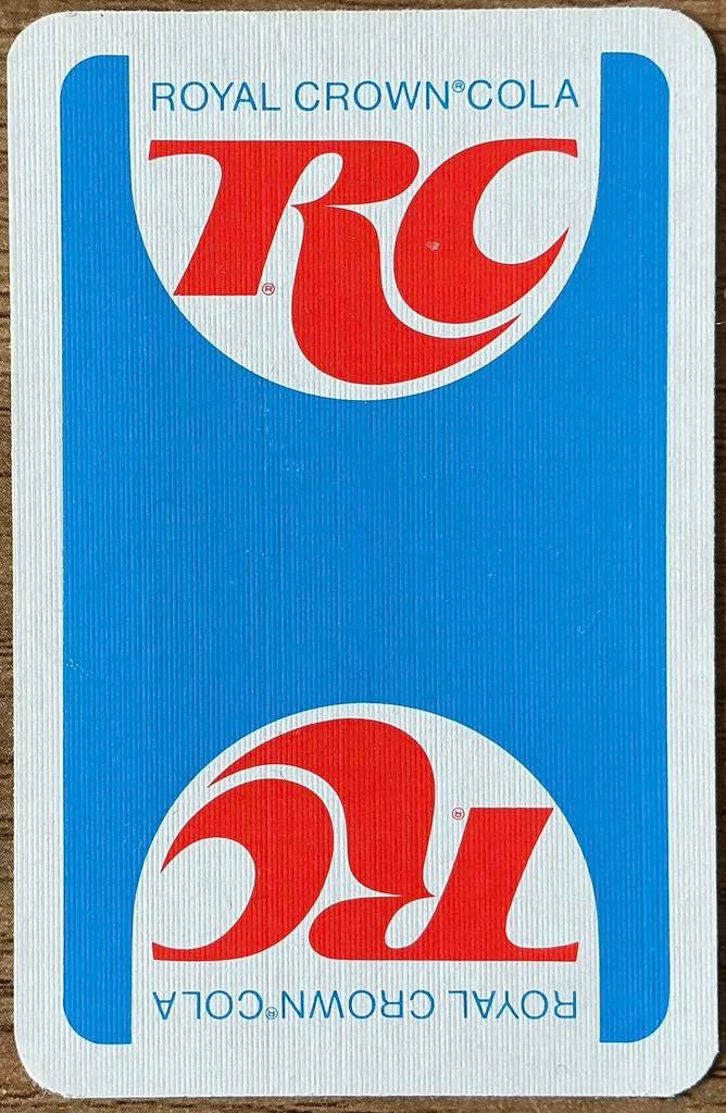 COLA/ROYAL CROWN/tabelkaart, Verzamelen, Ophalen of Verzenden, Zo goed als nieuw, Speelkaart(en)