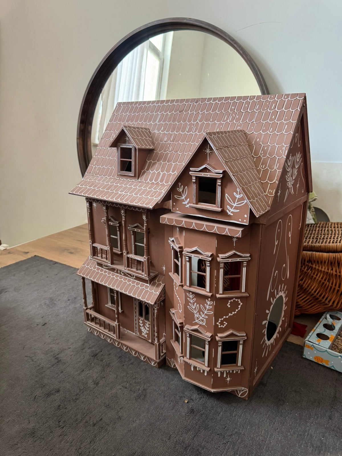 maison de poupee, Verzamelen, Poppenhuizen en Toebehoren, Zo goed als nieuw, Popje, Ophalen