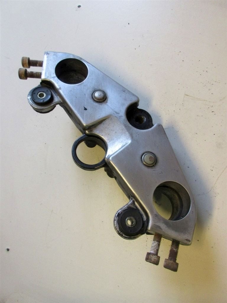 Suzuki GS500E kroonplaat GS500 balhoofd plaat kroon GS 500, Motoren, Ophalen of Verzenden, Gebruikt