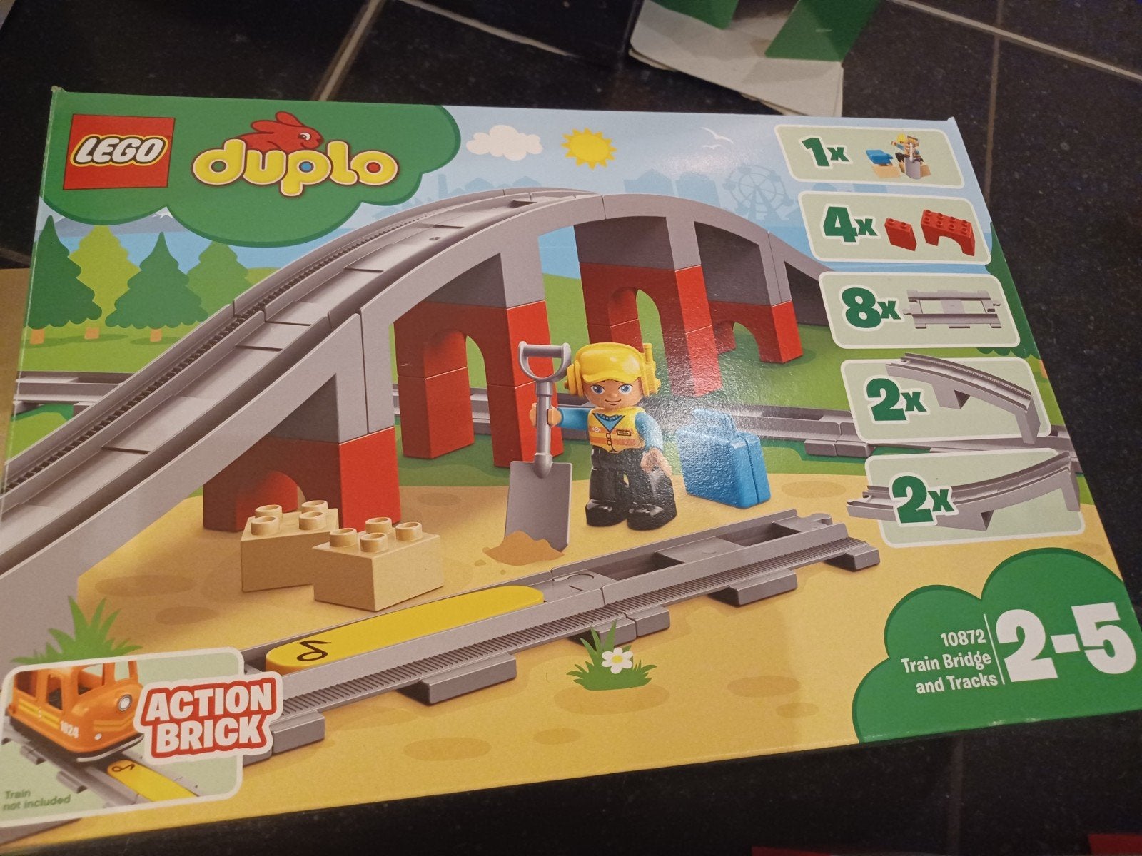 Duplo Trein brug 10872, Overige thema's, Ensemble complet, Instructions incluses, Enlèvement