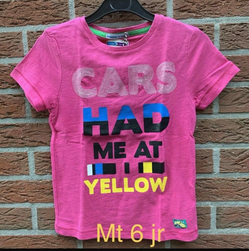 Cars Jeans t-shirt, maat 6 jr, nieuw met label, Nieuw, Ophalen of Verzenden, Shirt of Longsleeve, Jongen