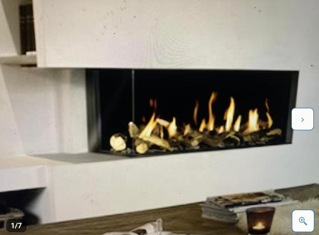 Bell Fire Corner Bell Medium + Horizon-Bell Medium, Huis en Inrichting, Kachels, Ophalen, Gebruikt, Gas, Inbouw