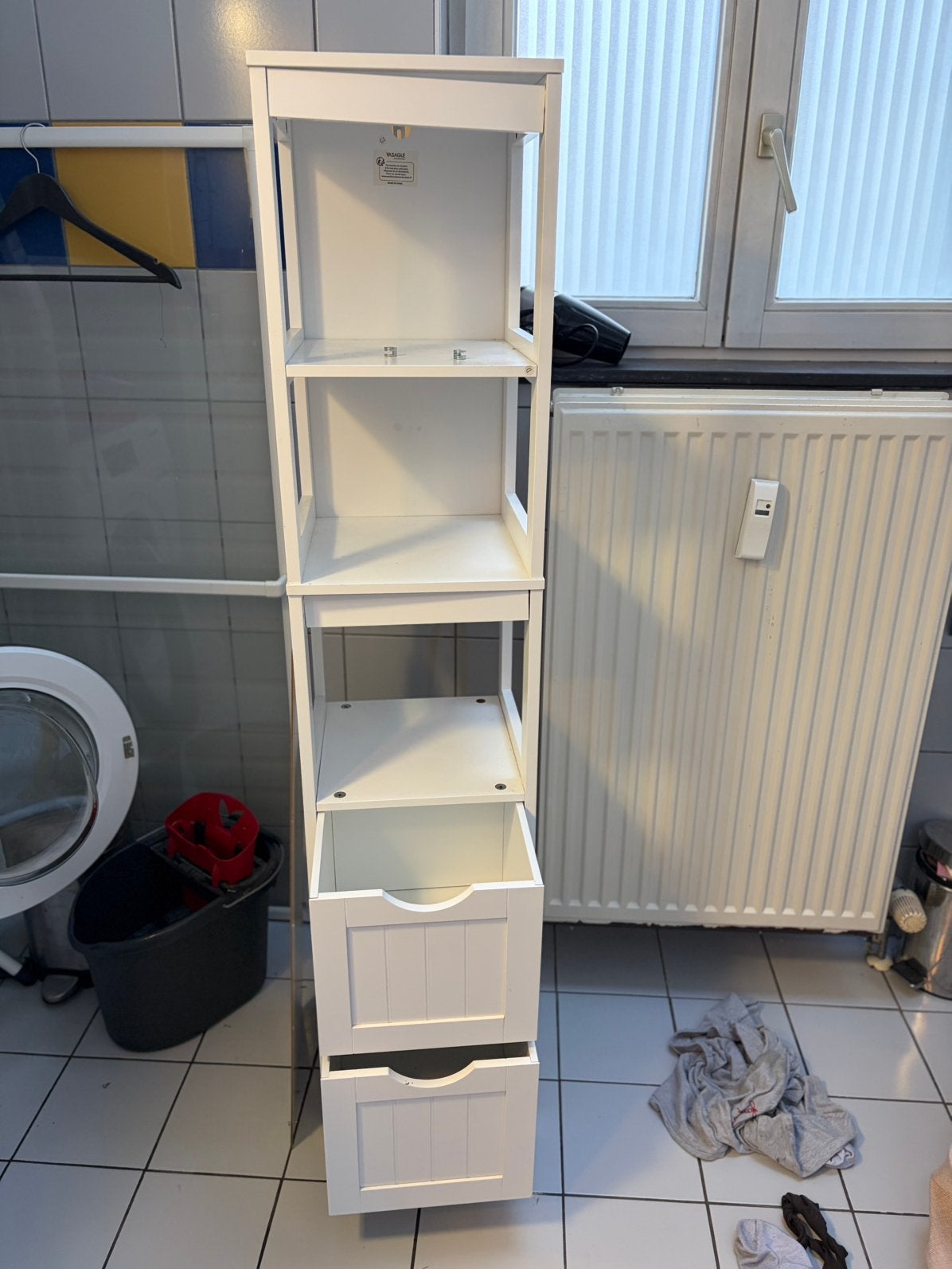 Meuble de salle de bain blanc, Maison & Meubles, Enlèvement, Comme neuf