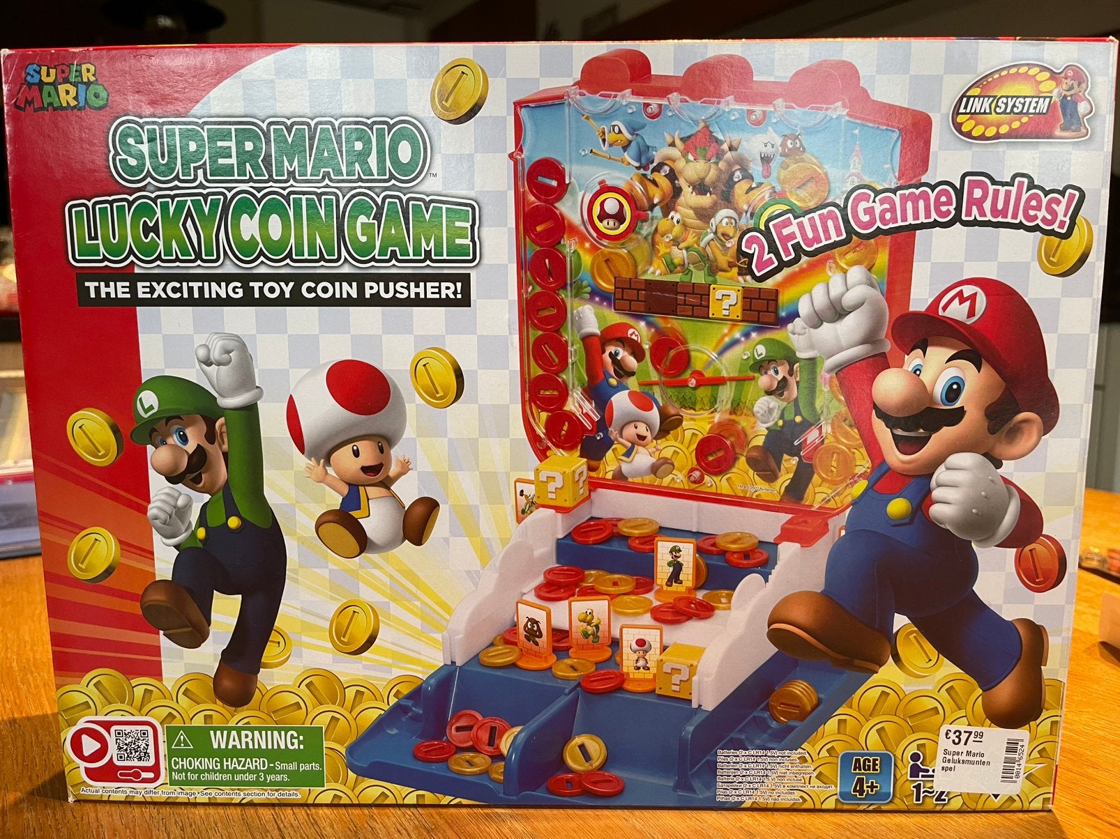 Mario coin game, Hobby en Vrije tijd, Ophalen, Zo goed als nieuw