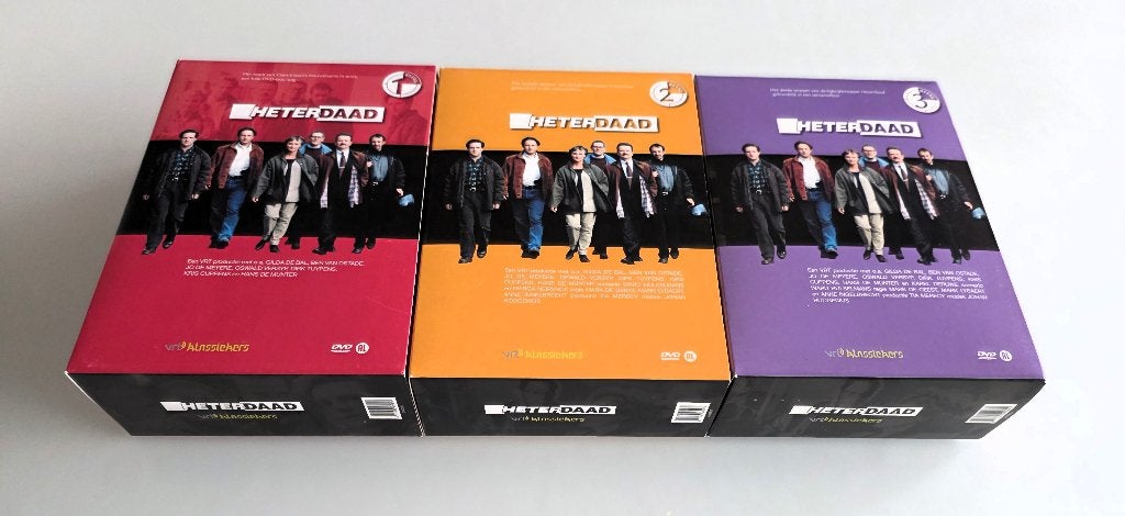 Complete VRT Klassiekers reeks : Heterdaad 1 tem 3, Ophalen of Verzenden