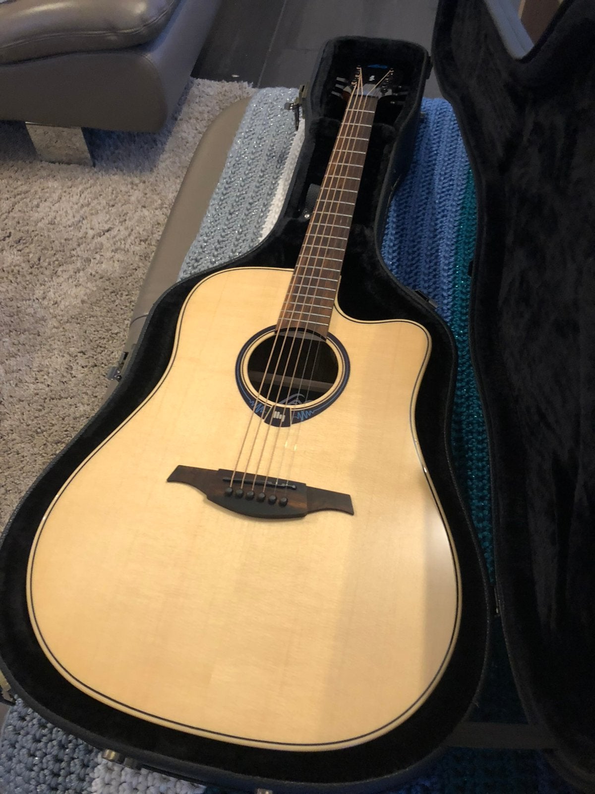 LAG Tramontane HyVibe THV20DCE Smart Guitar. Mint., Ophalen, Zo goed als nieuw, Western- of Steelstringgitaar, Met (piezo-)element