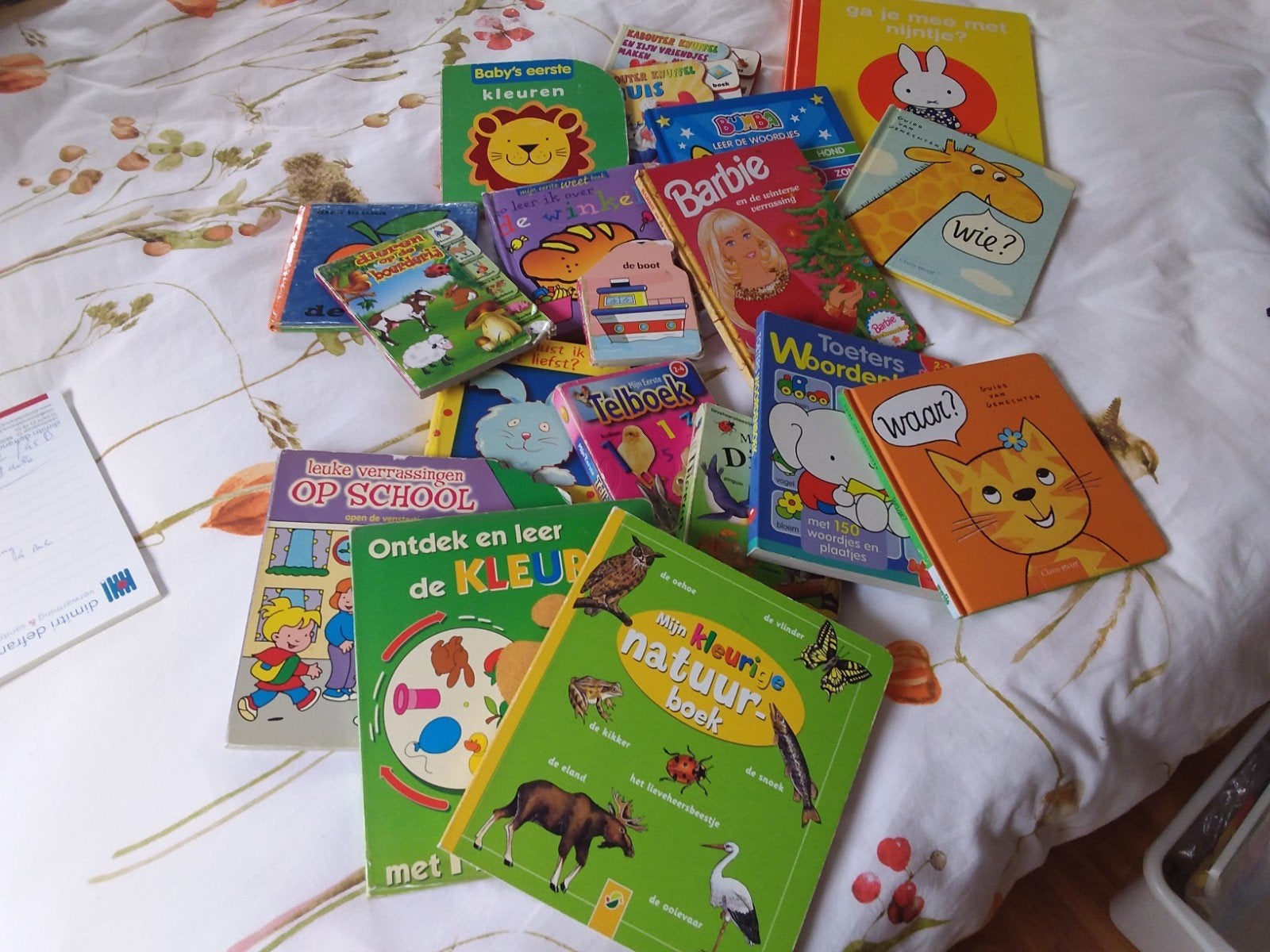 kinderboekjes, Boeken, Ophalen, Gelezen, Uitklap-, Voel- of Ontdekboek, 1 tot 2 jaar